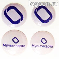 Объемные наклейки - Печать, резка, заливка